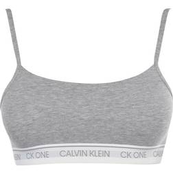 Calvin Klein CK One Unlined Bralette - Grey Heather