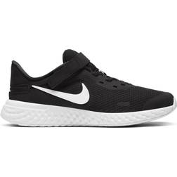 NIKE Revolution 5 FlyEase GS - Black/White/Black/White