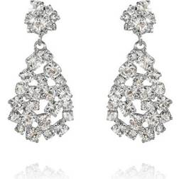 Caroline Svedbom Mini Hanna Earrings - Silver/Crystal