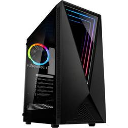 Kolink VOID RGB Midi-Tower PC Case da Gioco Nero 1 Ventola LED Pre-Montata Finestra Laterale In Vetro Temperato