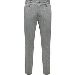 Only & Sons Chinos Homme Taille Gris, Mark 22013727