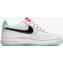 NIKE Air Force 1 '07 LV8 GS - White/Flash Crimson/Atomic Pink/Black