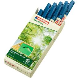 Edding 25 EcoLine Permanent Marker Blue 10-pack