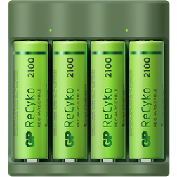 GP Batteries ReCyko B421/210 4-Port USB Ladegerät inkl. 4xAA NiMh 2100mAh