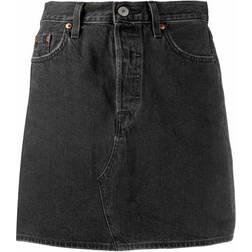 Levi's High Rise Deconstructed Skirt - Regular Programming/Black