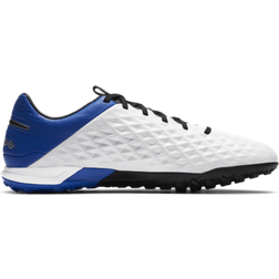 Nike Tiempo Legend 8 Pro TF - White/Hyper Royal/Metallic Silver/Black