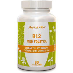 Alpha Plus B12 med Folsyra 60 st