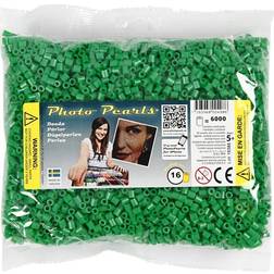 Photopearls Tube Beads Green 6000pcs