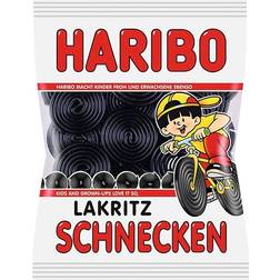 Haribo Licorice Snails 200g