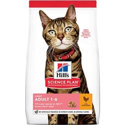 Hill's Plan Light Adult Cat Food with Chicken 10kg