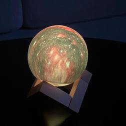 SiGN Moon Lamp 3D Transparent Bordlampe