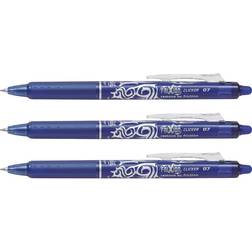 Pilot Frixion Clicker M 0.7mm Blue 3-pack