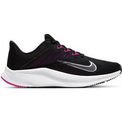 Nike Quest 3 W - Black/Dark Smoke Gray/Fire Pink/Metallic Cool Gray