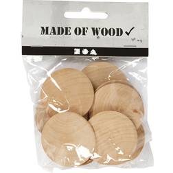 Wooden Buttons 40mm 10pcs