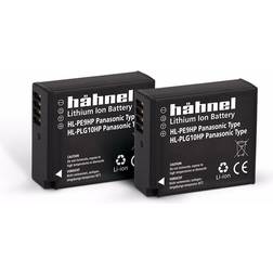 Hähnel HL-PLG10, 2er Batterie pour appareil photo Remplace laccu dorigine DMW-BLG10E 7.2 V 1000 mAh