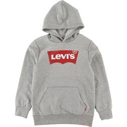 Levi's Batwing Hoodie - Meleerattu Harmaa/Punainen/Valkoinen