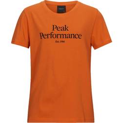 Peak Performance Junior Original Tee Orange Unisex