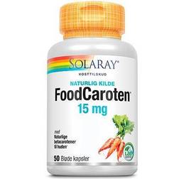 Solaray Food Caroten 15mg 50 stk