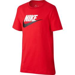 NIKE Older Kid's Sportswear T-shirt - University Red/Black (AR5252-660)