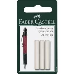 Faber-Castell Grip Plus Spare Eraser Mechanical Pencil Set of 3