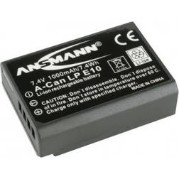 Ansmann Batterie de rechange pour appareil photo Canon A-Can lp E10 (1 pce)