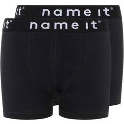 Name It Boxer Shorts 2-pack - Black/Black (13163616)