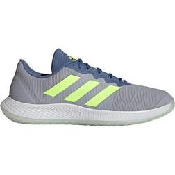 Adidas ForceBounce Handball - Halo Silver/Hi-Res Yellow/Crew Blue