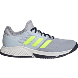 adidas Court Team Bounce - Halo Silver/Hi-Res Yellow/Halo Blue