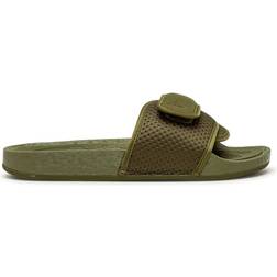 Adidas Pharrell Boost Slides - Olive Cargo