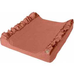 Ng Baby Skötbädd Standard Volang Terracotta Mood Ruffles