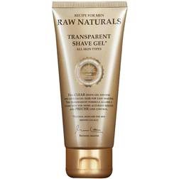 Recipe for Men Raw Naturals Transparent Shave Gel 100ml