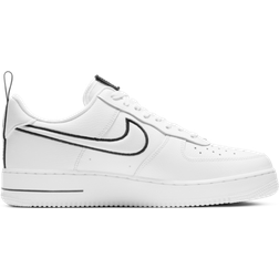 Nike Air Force 1 White Black Men's Baskets