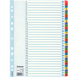 Esselte Register Mylar 1-31 A4