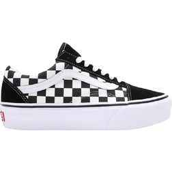 Vans Checkerboard Old Skool Platform W - Black/True White