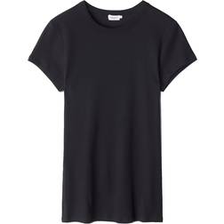 Filippa K Fine Rib Tee - Black