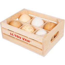 Le Toy Van Farm Eggs Half Dozen Crate