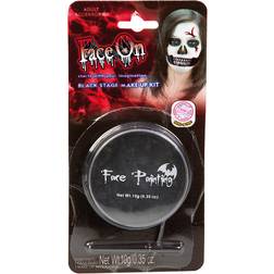 Hisab Joker Ansiktsf rg Svart, Oljebaserad (10g) Halloween & Maskerad Black