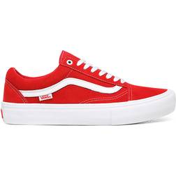 Vans Old Skool Pro Suede - Red/White