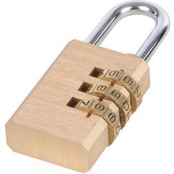 Silverline Cadenas En Laiton À Code 3 Chiffres 744867