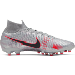 Nike Mercurial Superfly 7 Elite AG Pro - Metallic Grey Crimson