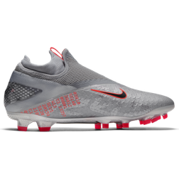 NIKE Phantom Vision 2 Pro Dynamic Fit FG M - Metallic Bomber Grey/Particle Grey/Laser Crimson/Black