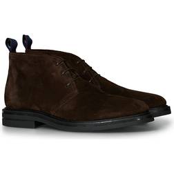 Gant Kyree Mid Lace Boot - Dark Brown Suede