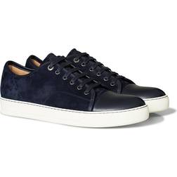 Lanvin Suede Sneakers Blu Uomo