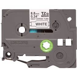 Brother Genuine HSe-221 Label Roll on White with Heat Shrink