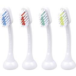 Emmi-dent E4 Têtes De Brosse À Dents Électrique 4 pcs Transparent