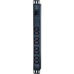 Schneider Electric APC Easy Rack PDU EPDU1016B Unité de distribution d'alimentation (PDU) en rack 1U avec 8 prises CA