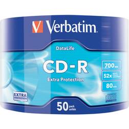 Verbatim CD-R 700 Mo 80 min 52x Spindle de 50 Bleu