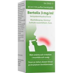 Bertolix 3mg/ml 30ml Munspray