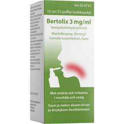 Bertolix 3mg/ml 15ml Munspray