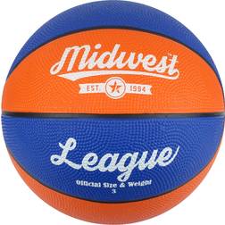 Midwest Basketbal uit de League Oranje/Zwart/Rood